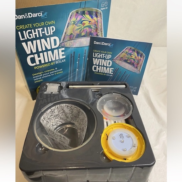 Dan And Darci Art Create Your Own Light Up Wind Chime Powered By Solar Full Kit - Picture 3 of 5